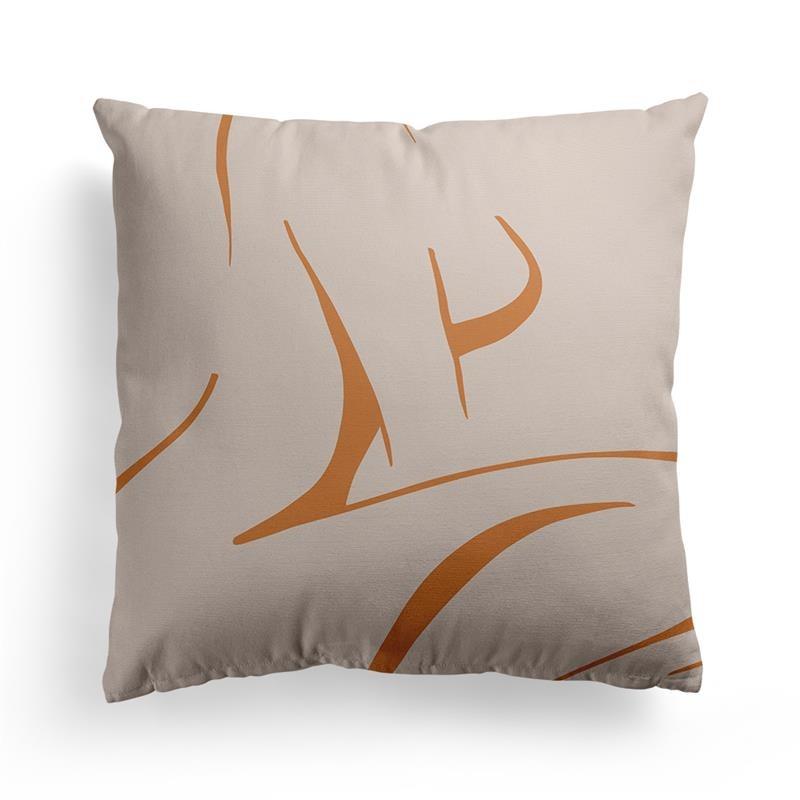 Оранжевый геометрический диван наволочка для подушки украшение для спальни офис гостиная дома наволочка