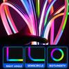 5V USB Waterproof Neon Strip Light RGB Neon LED Strip Bluetooth App With Remote Control RGB Strip For Indoor Outdoor Home Decor