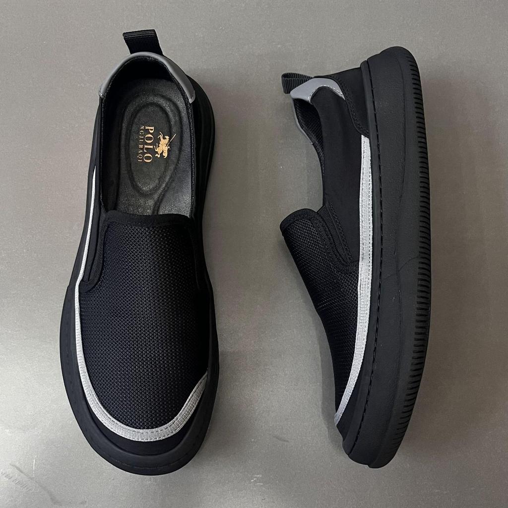 Fashion2024 Summer New Designer Mesh Shoes for Men Spring Autumn New Designer Loafers Male Black High Quality Luxury Shoes Man