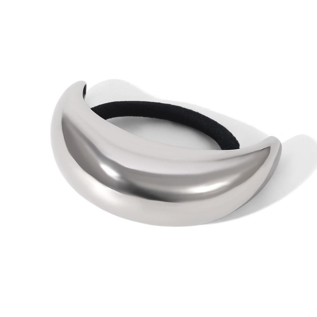 Минималистичная гладкая резинка для волос из нержавеющей стали - Прочная, уникальная, яркая резинка для волос для женщин