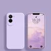 Чехол для Xiaomi POCO M7 Жидкий силиконовый чехол Чехол для POCO M7 Plus Простой резиновый чехол-защита для телефона из ТПУ Чехол для POCO M7