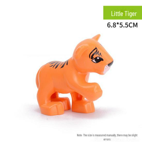 Аксессуары для животных из крупных частиц: Совместимые конструкторы Lego для детей от 3 лет и старше — детали для моделирования прерий, океана и джунглей