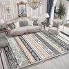 Retro Ethnic Style Large Rugs for Living Room Decoration Home Light Luxury Coffee Tables Mat Soft Easy Cleaning Bedroom Carpet