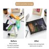 Nylon Mesh File Bag A4 A5 A6 Transparent Zipper Test Paper Information Student Pen Bag Transparent Mesh Cosmetic Storage Bag