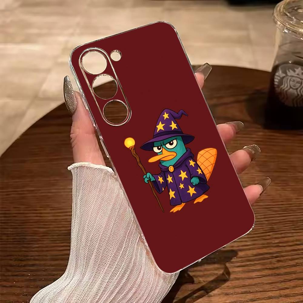Прозрачный чехол для телефона P-Perry The P-Platypus для Samsung Galaxy A71, A70, A52, A51, A40, A30