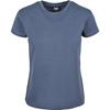 T-Shirt Basique Boxe Femme - URBAN CLASSICS - Bleu - 100% Coton - Manches Courtes - Regular