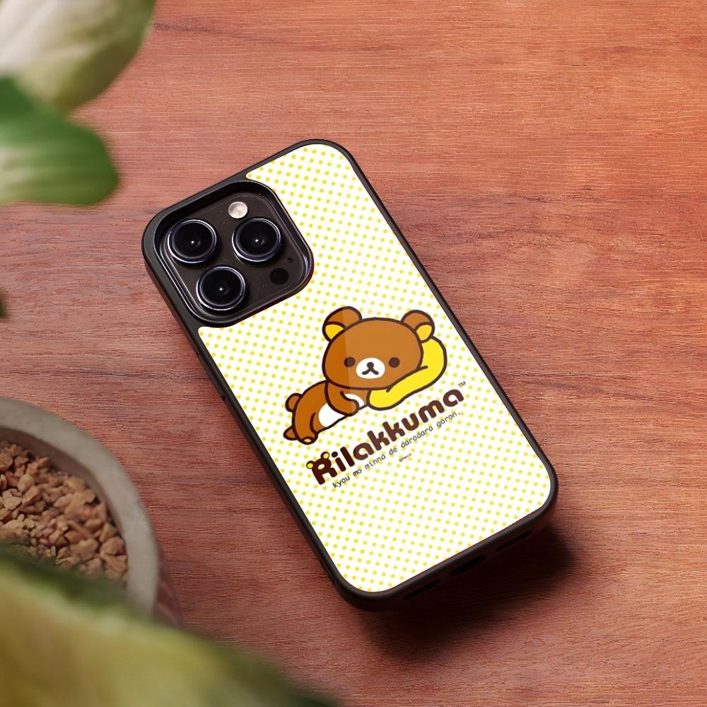 Rilakkuma Kawaii Phone Case for Iphone 16 15 14 13 Pro Max 12 11 Mini 7 8 Plus Se Xr X Xs Fundas Shell PC+TPU Cover