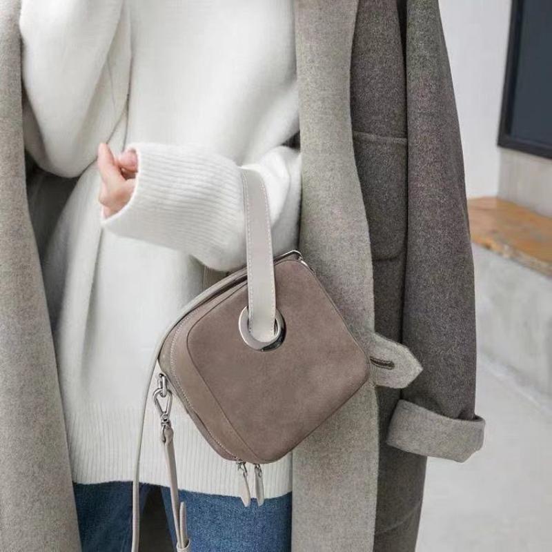 Свитер с высоким воротником, свободный повседневный женский толстый теплый клетчатый пуловер, однотонная базовая рубашка, простая одежда для поездок на осень и зиму