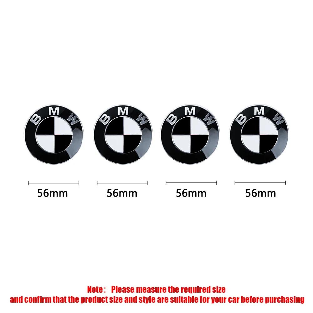 ztkah6 4Pcs 56/68mm Car Wheel Center Hub Caps Wheel Cover For BMW M M3 M5 E46 E60 E90 E34 E39 E53 E87 M3 M5 E91 E30 X1 X3 X5 X6 F25 i3
