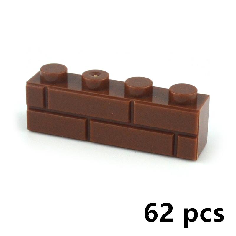 DIY Building Blocks Wall Figures Bricks 1x2 1x3 1x4 L Dots Educational Creative Construction Brick Size Compatible Small Bricks