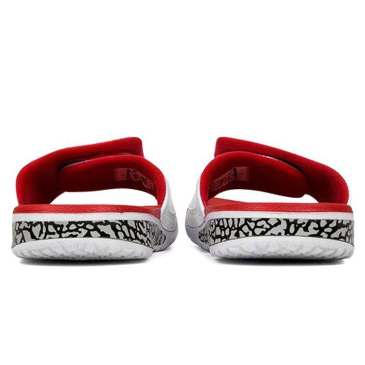 Унисекс сандалии Air Jordan Hydro 3 Fire Red Белый/Огненно-красный/Огненно-красный/Технический серый 854556-116