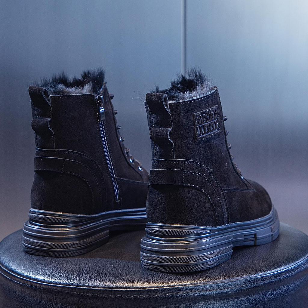 MIDIRO Women's Short Winter Snow Boots with Fleece Lining, Warm, Non-Slip, and Insulated, Perfect for Commuting and School