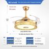 Невидимый потолочный вентилятор со светом и Bluetooth-динамиком NuFeng 42 дюйма