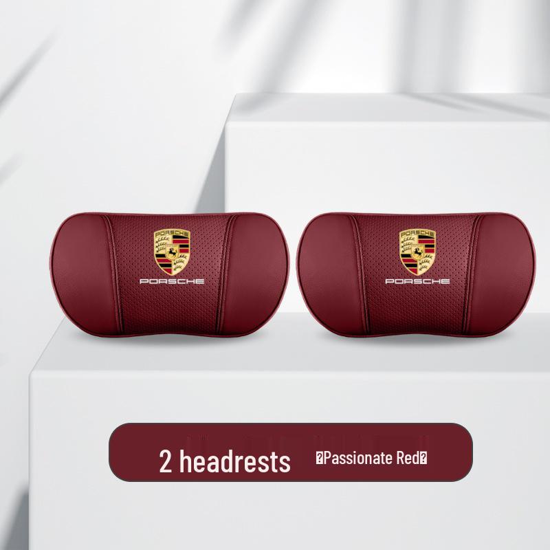 Аксессуары Порше: Подголовники, Поясничные опоры и Предметы интерьера для Cayenne, Macan, Panamera и 718.