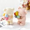 3D Мультяшный Медведь Воздушный Шар Силиконовая Форма Ручной Работы Подарок Форма для Ароматической Свечи DIY День Святого Валентина Форма Медведя Гипсовые Смоляные Формы