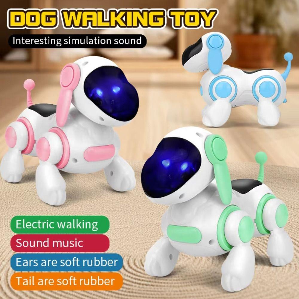 Puzzle Toy Smart Dog Pet Toy with LED Robot Electronic Dog  Children's Christmas Gift