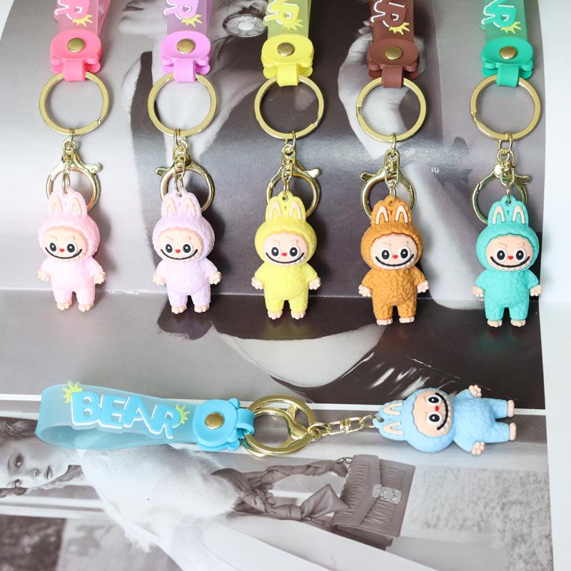 1 шт. Брелок-подвеска в виде овечки для пары, подвеска для ключей от машины или сумки