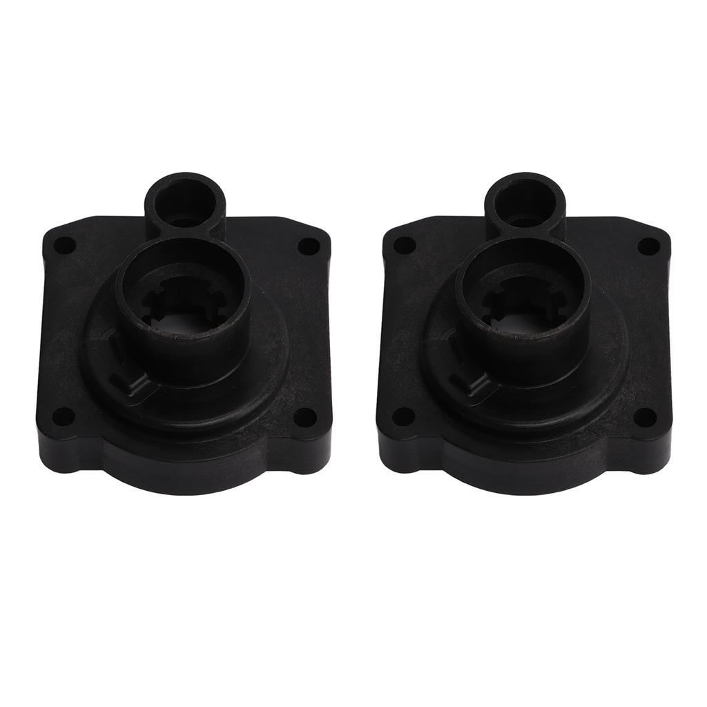 2Pcs Outboard Water Pump Housing Install Easily Lightweight Portable Anti Rust Impeller Housing for 15 Horsepower Boat