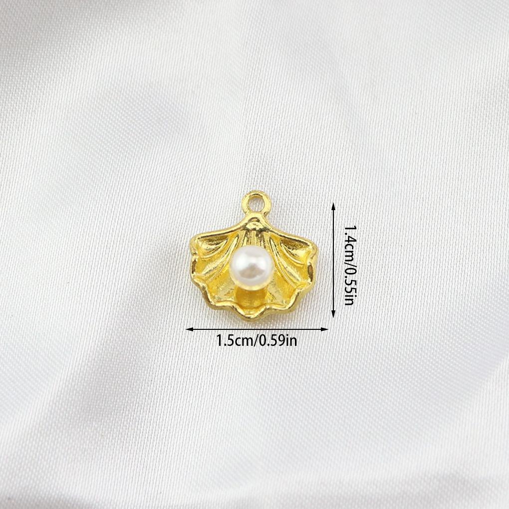 10 штук Повседневный стиль Подвеска из ракушечного жемчуга Ожерелье Браслет на ногу Подвесное украшение Изготовление ювелирных изделий Аксессуар для рукоделия