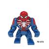 Action Figure: Marvel Mini Block Figurine Superhero Series Iron Man Spider Man Combination Block Children's Puzzle Toy Gift