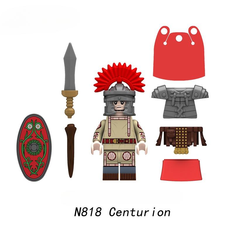 Medieval Series Roman Legion Soldiers Building Block Toys