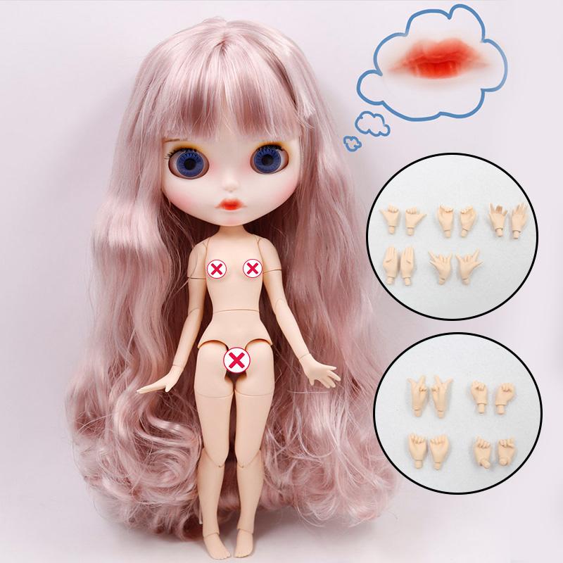 Кукла ICY DBS Blyth Нет. 4 изогнутые губы, матовое лицо на заказ с бровями, тело 1/6 bjd, аниме