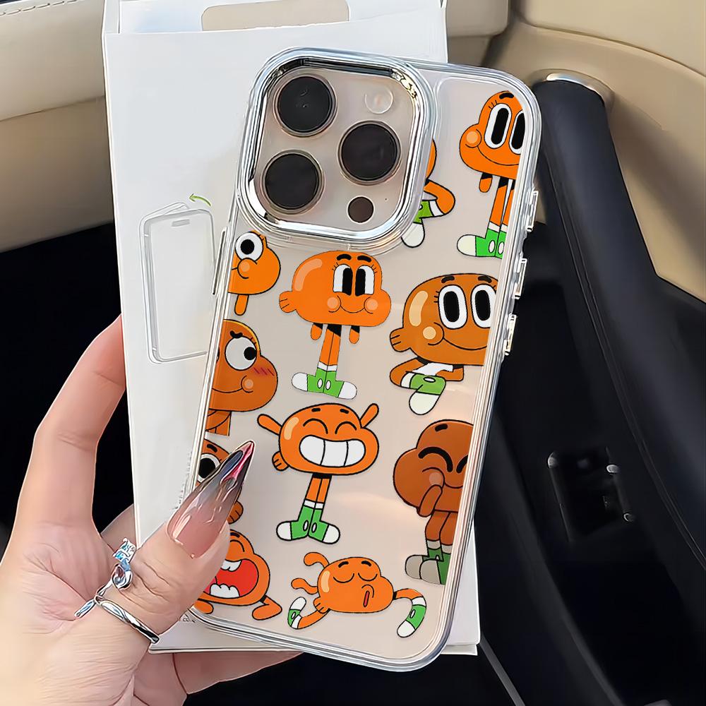The Amazing World of Gumball Phone Case For iPhone 17 16e 16 15 14 13 12 11 mini Pro Max X XR XSMAX 8 7 Air Plus Soft Cover