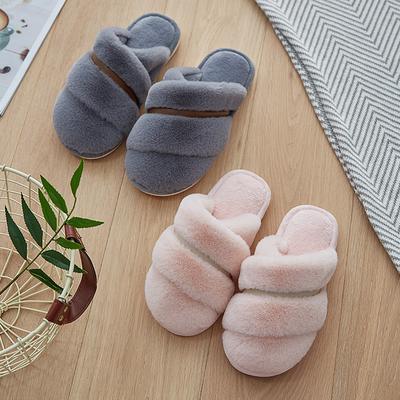 Модные домашние хлопковые тапочки для мужчин и женщин, новые осенне-зимние пары, плюшевые теплые хлопковые туфли, нескользящие, повседневные туфли на плоской подошве, мягкие