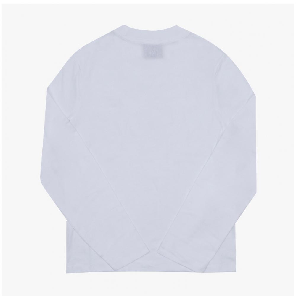 Унисекс лонгслив Ami с маленьким логотипом-сердечком bfuTs235