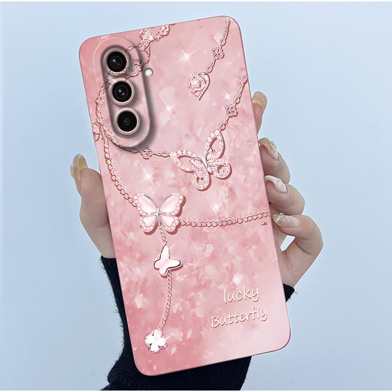 Для Samsung Galaxy A37 A57 5G Чехол Модный Минимализм Масляная Живопись Цветок Силиконовый Мягкий Корпус Новый Дизайн Ударопрочная Задняя Крышка