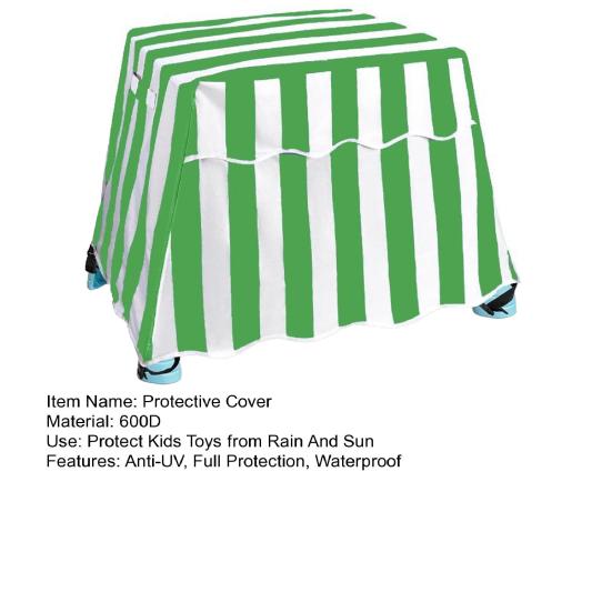 Waterproof Protective Cover for Outdoor Kid Toys Dustproof Thick Rainproof Anti-UV Full Protection Kids Water Table Cover