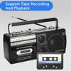 28 Вт мощность ретро магнитофон кассетный плеер громкий голосовой динамик AM FM SW 4 диапазона радио USB SD Mp3-плеер