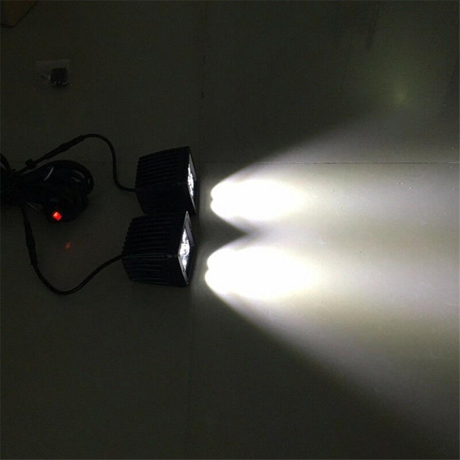 2x 3" Точечные светодиодные рабочие фары RGB Кольцо-гало Бегущий Многоцветный Пульт дистанционного управления