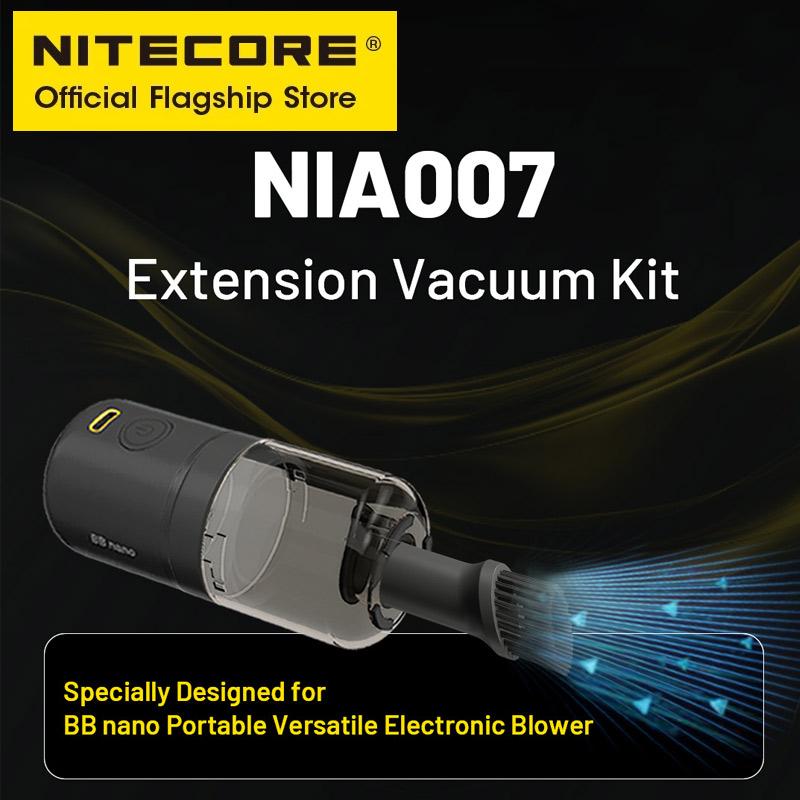 NITECORE NIA006 NIA007 NIA008 High Density Filter Vacuum Dusting Len Clean Brush Extended Nozzle for BB nano Camera Air Blower