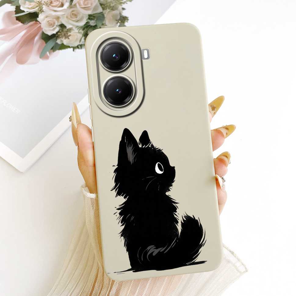 Butterfly Cherry For Xiaomi POCO X 7 x7 Pro 5G Case Clear Soft Bumper Protection Silicon Cover Capas For POCO X7 Pro