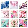 Pillow Cover Fancy Shrink-resistant Portable Pillow Cover Vibrant Color Floral Cushion Case Pillow Cover Household Supplies
