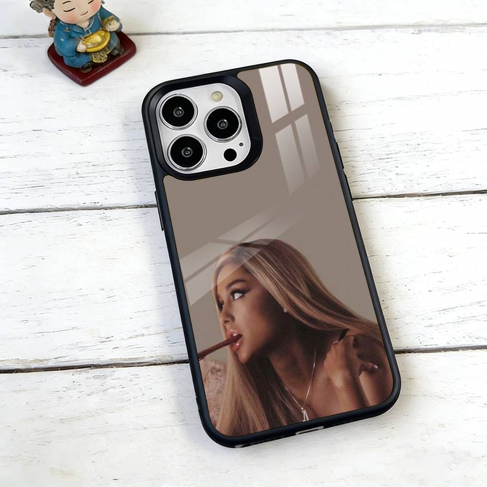 Чехол для телефона Ariana Grande для iPhone17,16,15,14,13,12,11 Plus,Pro Магнитный Для Magsafe Беспроводной Зарядки