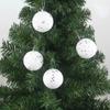 6PCS Christmas Tree Snowball Decoration White Foam Balls for Festival Holiday Party Ceiling Hanging Shop Decoration Supplies