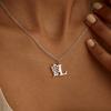 Персонализированное ожерелье-бабочка с инициалом Dainy, ожерелье с буквой на заказ, персональный рождественский подарок для нее, подарок на день рождения