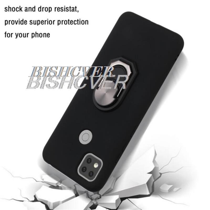 Magnet Phone Case For Doogee S200 Plus 6.72" 2025 Doogee S200 Plus Shockproof Soft TPU Silicone Cover With Ring Holder
