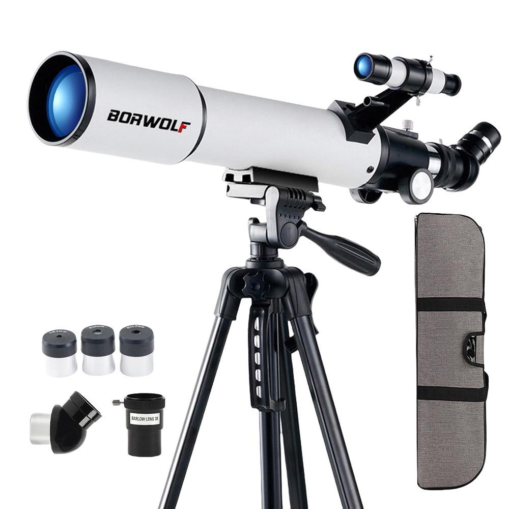 BORWOLF 70500 HD Астрономический телескоп для наблюдения за звездами и Луной