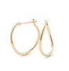 K18 Yellow Gold Hoop Earrings L&Co 43-7943