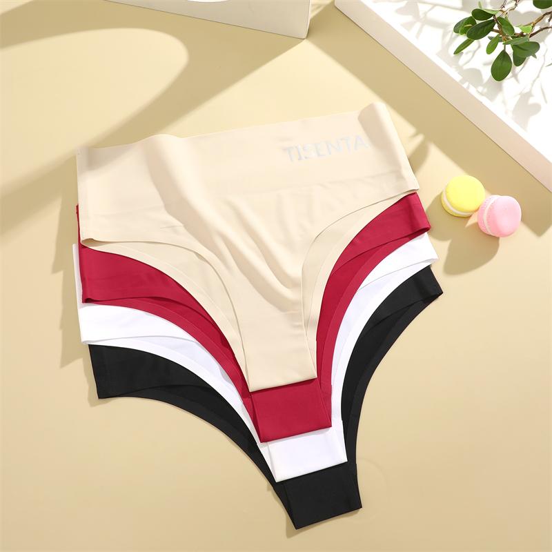 3 шт. женские трусики M-4XL Plus Size Корректирующее белье Трусы бесшовные женское нижнее белье с низкой талией Высокая эластичность Нижнее белье Интимное мягкое