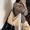 New Simple Casual Large-capacity Bag, High-end Sense Trendy Fashion Crossbody Single Shoulder Commuter Wind Tote Bag Women's Bag
