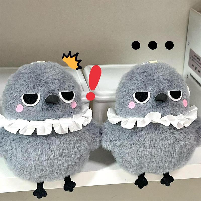 Love And Deepspace аниме ворона плюшевая кукла брелок милый мультфильм плюшевый брелок рюкзак кулон ключ подвесное украшение фанаты подарок