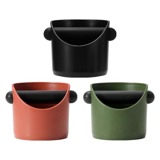 Нок-бокс для кофе, нескользящая резиновая основа, амортизирующий контейнер для гущи для эспрессо, бариста, мусорное ведро, ведро для кухни, принадлежности для кафе