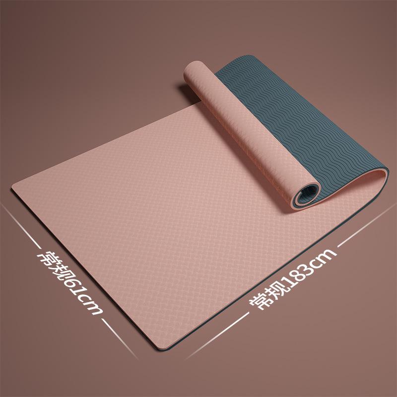 Толстый Нескользящий Коврик для Йоги и Танцев со Скакалкой