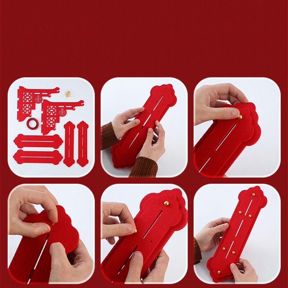 1/2/6pcs Reusable Flower Hanging Decoration Traditional Spring Festival Pendant Home
