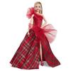 barbie Праздничная кукла Барби Блондинка Одевайся Фирменная ЧЕРНАЯ Одевайся Кукла Кукла от 6 лет и старше Красная HRM61 Кукла/Дом