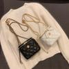 Camellia Ringer Chain Box Small Bag Female Mini One Shoulder Crossbody Bag for Women